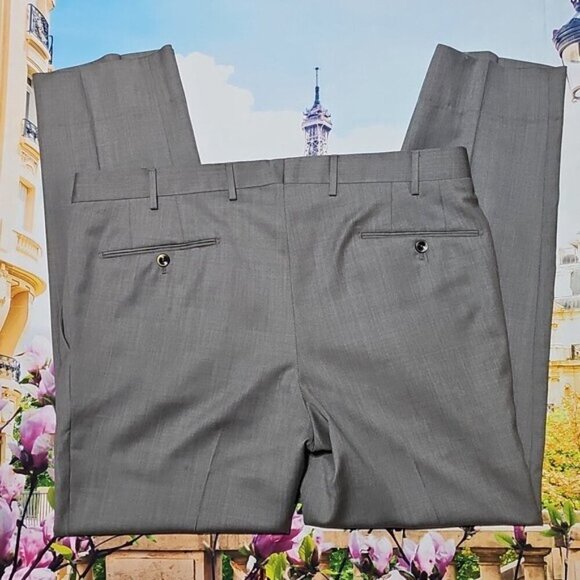 PT Torino Slim Fit Deluxe Comfort Wool Dress Pants Size 36x29 - Picture 7 of 7